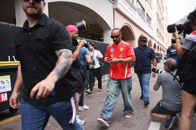 June 5, 2026, Monaco, Monte Carlo: Lewis Hamilton of Ferrari is seen in the paddock ahead of the Formula 1 Monaco Grand Prix at the Circuit de Monaco in Monte Carlo on June 5th, 2026. Monaco Monte Carlo - ZUMAz156 0858437290st Copyright: xBeataxZawrzelx