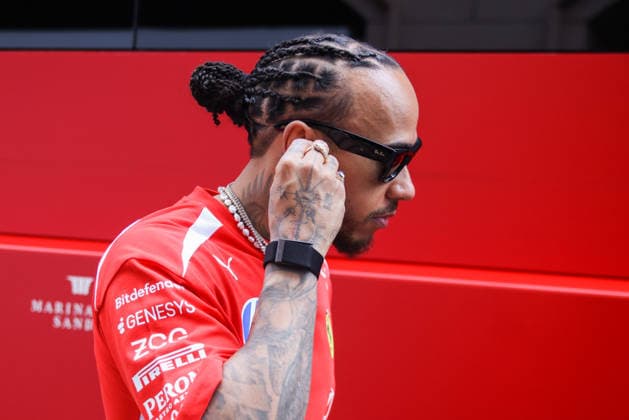 June 5, 2026, Monaco, Monte Carlo: Lewis Hamilton of Ferrari is seen in the paddock ahead of the Formula 1 Monaco Grand Prix at the Circuit de Monaco in Monte Carlo on June 5th, 2026. Monaco Monte Carlo - ZUMAz156 0858437473st Copyright: xBeataxZawrzelx