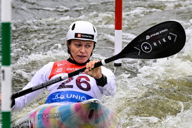 2026 ICF Canoe Slalom World Cup in Prague, Czech Republic, on June 5, 2026. Amalie Hilgertova from Czechia. (CTKxPhoto RomanxVondrous) CTKPhotoP2026060504283  CTKPhotoP2026060504283