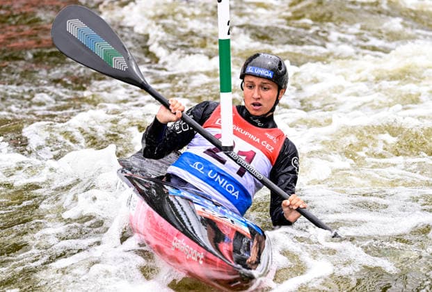 2026 ICF Canoe Slalom World Cup in Prague, Czech Republic, on June 5, 2026. Katerina Bekova from Czechia. (CTKxPhoto RomanxVondrous) CTKPhotoP2026060504352  CTKPhotoP2026060504352