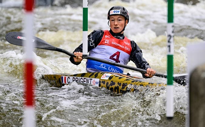 2026 ICF Canoe Slalom World Cup in Prague, Czech Republic, on June 5, 2026. Camille Prigent from France. (CTKxPhoto RomanxVondrous) CTKPhotoP2026060504384  CTKPhotoP2026060504384