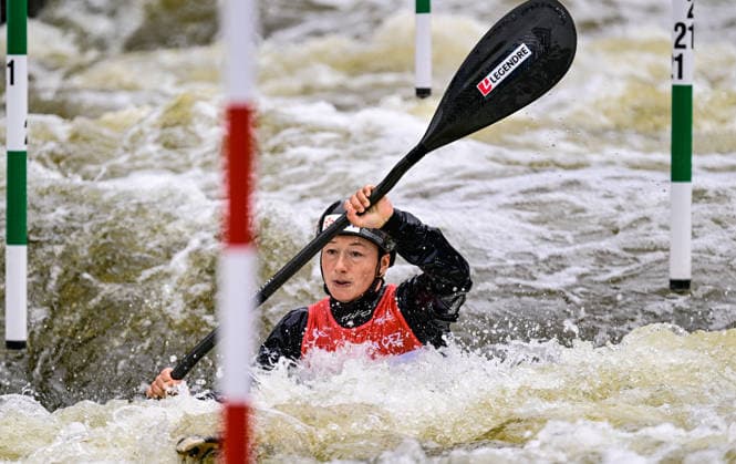 2026 ICF Canoe Slalom World Cup in Prague, Czech Republic, on June 5, 2026. Camille Prigent from France. (CTKxPhoto RomanxVondrous) CTKPhotoP2026060504413  CTKPhotoP2026060504413