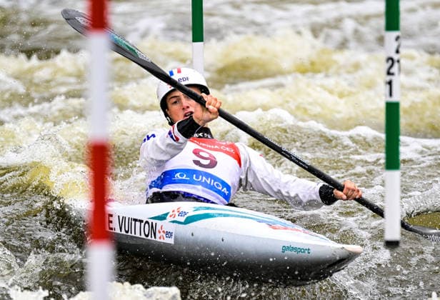 2026 ICF Canoe Slalom World Cup in Prague, Czech Republic, on June 5, 2026. Emma Vuitton from France. (CTKxPhoto RomanxVondrous) CTKPhotoP2026060504434  CTKPhotoP2026060504434