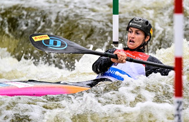 2026 ICF Canoe Slalom World Cup in Prague, Czech Republic, on June 5, 2026. Ricarda Funk from Germany. (CTKxPhoto RomanxVondrous) CTKPhotoP2026060504461  CTKPhotoP2026060504461