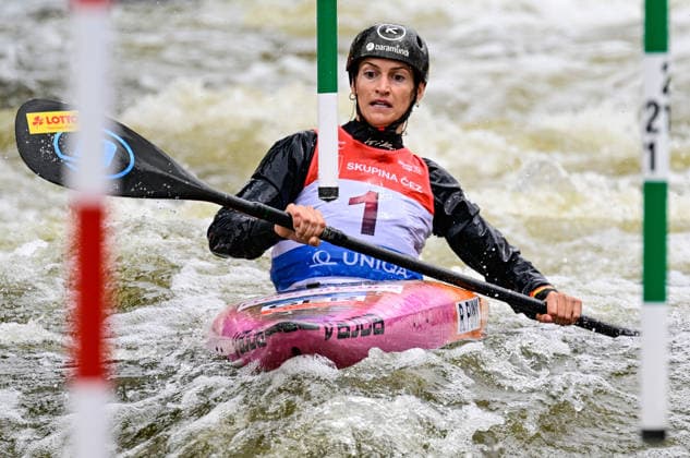 2026 ICF Canoe Slalom World Cup in Prague, Czech Republic, on June 5, 2026. Ricarda Funk from Germany. (CTKxPhoto RomanxVondrous) CTKPhotoP2026060504477  CTKPhotoP2026060504477