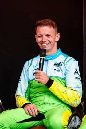 24 HEURES DU MANS 2026 - PESAGE YELLOLY Nicholas (gbr), Inter Europol Competition, Oreca 07 Gibson 43, LMP2, portrait during Le Pesage of the 24 Hours of Le Mans 2026, 3rd round of the 2026 FIA World Endurance Championship, from June 5 to 6, 2026 on the Place de la RÃ publique in Le Mans, France - Le MansFrance  Copyright: xDPPIx