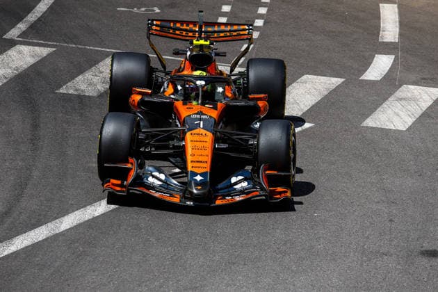 Lando Norris of Great Britain and McLaren , Practice, F1 Grand Prix of Monaco, am 05. June 2026 in Monte Carlo, Monaco. (Foto von Diogo Cardoso DeFodi Images) Lando Norris of Great Britain and McLaren , Practice, F1 Grand Prix of Monaco, Circuit de Monaco on June 5, 2026 in Monte Carlo, Monaco. (Photo by Diogo Cardoso DeFodi Images) -
