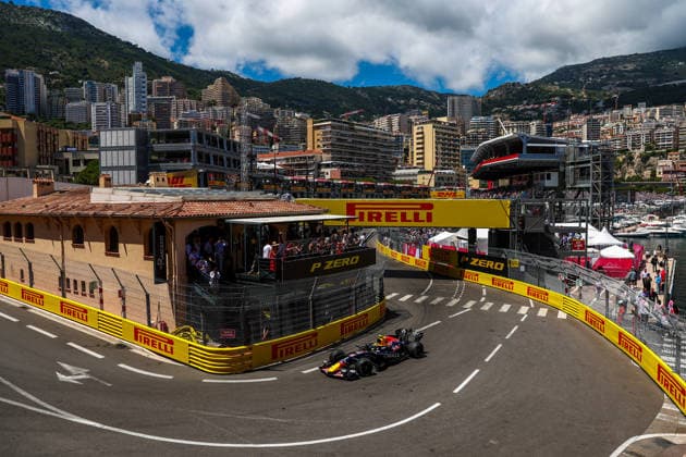 Isack Hadjar of France and Red Bull Racing , Practice, F1 Grand Prix of Monaco, am 05. June 2026 in Monte Carlo, Monaco. (Foto von Diogo Cardoso DeFodi Images) Isack Hadjar of France and Red Bull Racing , Practice, F1 Grand Prix of Monaco, Circuit de Monaco on June 5, 2026 in Monte Carlo, Monaco. (Photo by Diogo Cardoso DeFodi Images) -