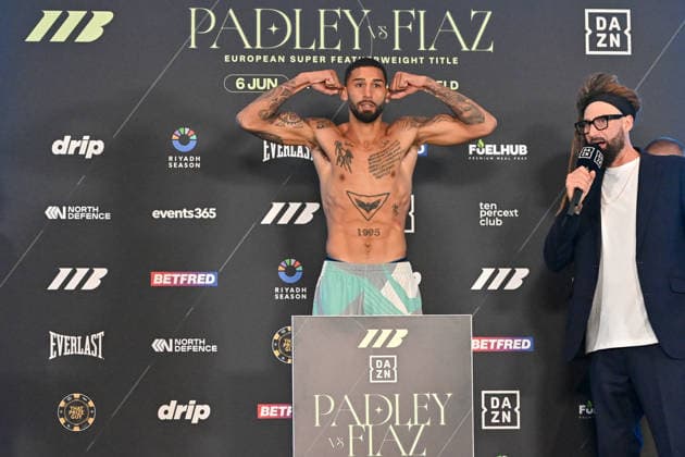 Josh Padley v Aqib Fiaz Weigh-In Troy Coleman weighs in during the Josh Padley v Aqib Fiaz Weigh-In at the Millennium Gallery, Sheffield, England, United Kingdom on 5 June 2026 Credit: Connor McMain Every Second Media Editorial use only. All images are copyright Every Second Media Limited. No images may be reproduced without prior permission. Copyright: xIMAGO EveryxSecondxMediax ESM-2022-0021 ConnorxMcMainx xEveryxSecondxMediax
