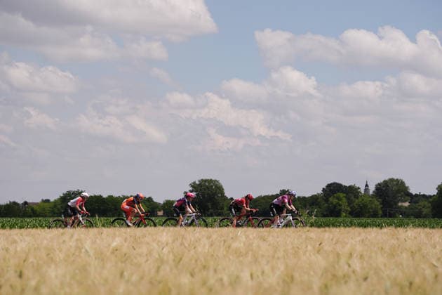 The pack rides during Stage 7 of the Giro d™Italia Women, from Sorbolo Mezzani - Salice Terme, Italy, Friday, June 5, 2026  Copyright: xMarcoxAlpozzi LaPressex