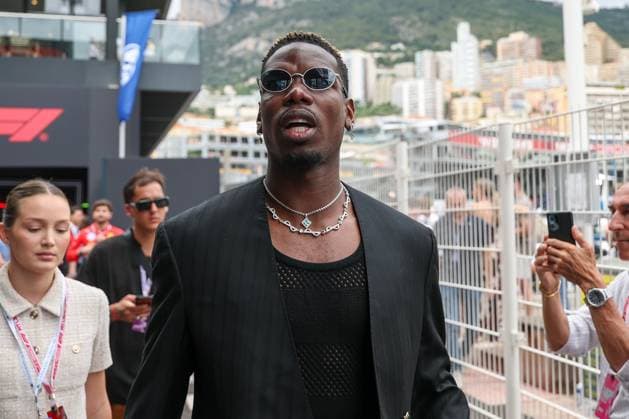 Fussballer Paul Pogba im Paddock, 1 Freies Training, Grosser Preis von Monaco, Motorsport, Herren, Formel 1, 05.06.2026 Monte Carlo Monaco MCO