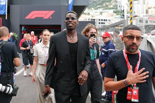 Fussballer Paul Pogba im Paddock, 1 Freies Training, Grosser Preis von Monaco, Motorsport, Herren, Formel 1, 05.06.2026 Monte Carlo Monaco MCO