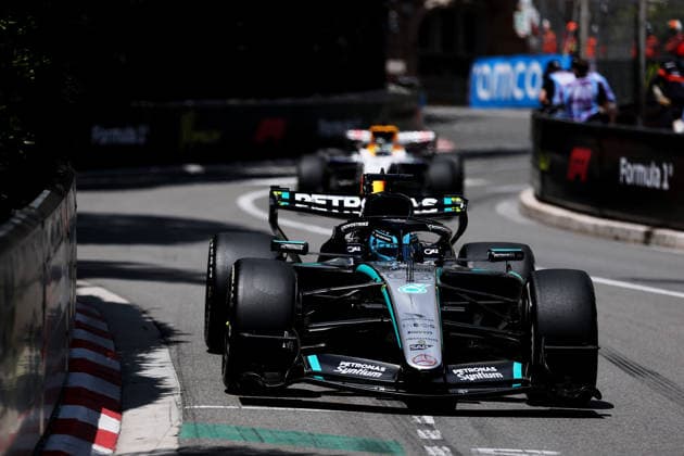 F1 - MONACO GRAND PRIX 2026 63 RUSSELL George (gbr), Mercedes AMG F1 Team W17, action during the Formula 1 Grand Prix de Canada 2026, 6th round of the 2026 Formula One World Championship, WM, Weltmeisterschaft from June 5 to 7, 2026 on the Circuit de Monaco, in Monte-Carlo, Monaco - Monte-CarloMonaco  Copyright: xDPPIx