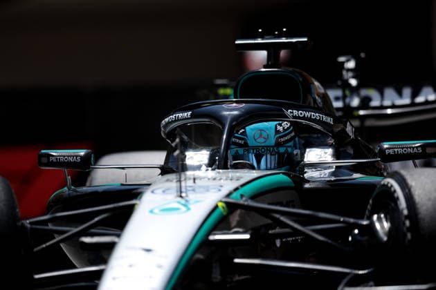 F1 - MONACO GRAND PRIX 2026 63 RUSSELL George (gbr), Mercedes AMG F1 Team W17, action during the Formula 1 Grand Prix de Canada 2026, 6th round of the 2026 Formula One World Championship, WM, Weltmeisterschaft from June 5 to 7, 2026 on the Circuit de Monaco, in Monte-Carlo, Monaco - Monte-CarloMonaco  Copyright: xDPPIx