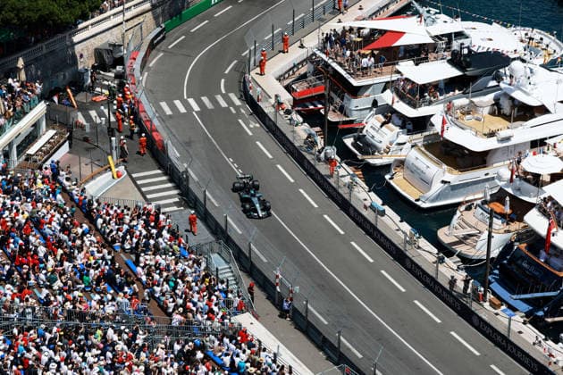 F1 - MONACO GRAND PRIX 2026 63 RUSSELL George (gbr), Mercedes AMG F1 Team W17, action during the Formula 1 Grand Prix de Canada 2026, 6th round of the 2026 Formula One World Championship, WM, Weltmeisterschaft from June 5 to 7, 2026 on the Circuit de Monaco, in Monte-Carlo, Monaco - Monte-CarloMonaco  Copyright: xDPPIx