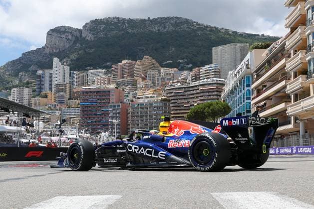 Isack Hadjar (Oracle Red Bull Racing 6) in der Chicane, 1 Freies Training, Grosser Preis von Monaco, Motorsport, Herren, Formel 1, 05.06.2026 Monte Carlo Monaco MCO