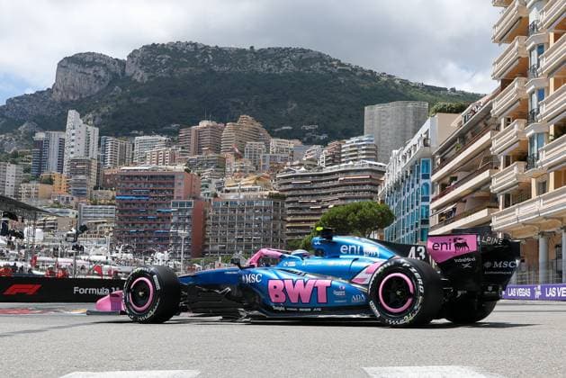 Franco Colapinto (BWT Alpine 43) in der Chicane, 1 Freies Training, Grosser Preis von Monaco, Motorsport, Herren, Formel 1, 05.06.2026 Monte Carlo Monaco MCO
