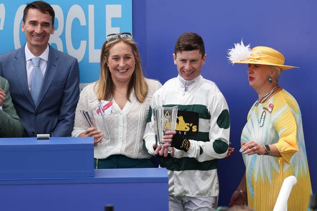 NaanaÕs Shadow (J. Oisin Murphy T. Katie Scott) wins The Win With Zyn 3yo ÔDashÕ Handicap Stakes during The Oaks Meeting at Epsom Racecourse, Epsom, UK on 5 June 2026. Copyright: xKenxSparksx 45040019