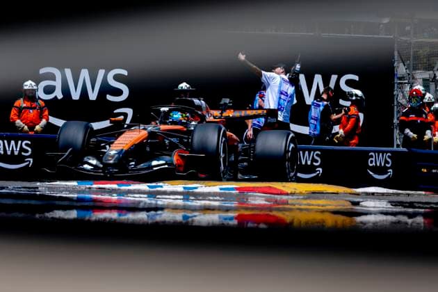 MONACO - Formula 1 driver Oscar Piastri of McLaren Mastercard Formula 1 Team during the Formula 1 Monaco Grand Prix on the Monaco Street Circuit on June 5, 2026 in Monaco, Monaco. (Photo by DeFodi Images) -