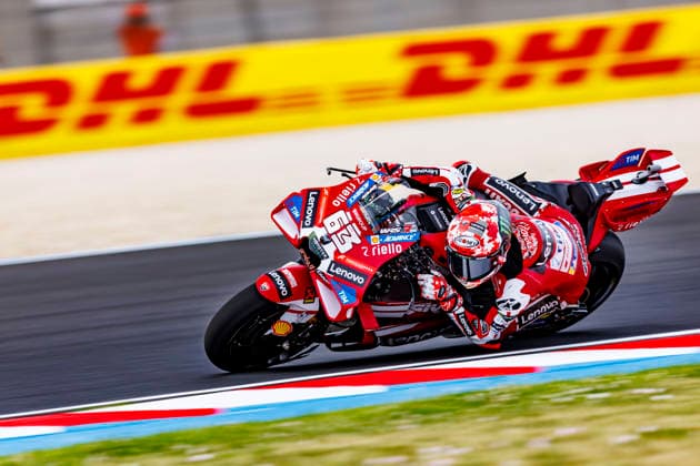 MotoGP of Hungary - Free Practice Number 63 Ducati Lenovo Team rider Francesco Bagnaia participates in free practice 1 at the 2026 Grand Prix of Hungary. Balatonfokajar Balatonfokajar Hungary  Copyright: xStephenxBlackberryx originalFilename:blackberry-2026gran260605_npBu1.jpg