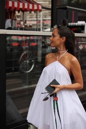 05.06.2026, Circuit de Monaco, Monte Carlo, Formel 1 Louis Vuitton Grand Prix Monaco 2026 ,im Bild Alexandra Saint Mleux, Frau von Charles Leclerc (MCO), Scuderia Ferrari HP (Photo by Alessandro Martellotta Hasan Bratic DeFodi Images) -