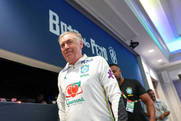 Carlo Ancelotti, coach of the Brazilian national team, Nationalteam meets with journalists at The Ridge Carlo Ancelotti, coach of the Brazilian national team, meets with journalists at The Ridge hotel in the city of Basking Ridge this Friday, June 5, 2026. BASKING RIDGE NJ UNITED STATES Copyright: xWilliamxVolcovx