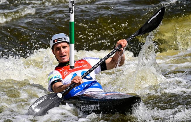 2026 ICF Canoe Slalom World Cup in Prague, Czech Republic, on June 5, 2026. Vit Prindis from Czechia. (CTKxPhoto RomanxVondrous) CTKPhotoP2026060505385  CTKPhotoP2026060505385