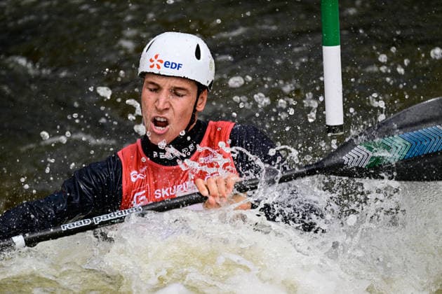 2026 ICF Canoe Slalom World Cup in Prague, Czech Republic, on June 5, 2026. Titouan Castryck from France. (CTKxPhoto RomanxVondrous) CTKPhotoP2026060505408  CTKPhotoP2026060505408