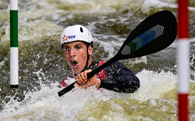 2026 ICF Canoe Slalom World Cup in Prague, Czech Republic, on June 5, 2026. Titouan Castryck from France. (CTKxPhoto RomanxVondrous) CTKPhotoP2026060505452  CTKPhotoP2026060505452