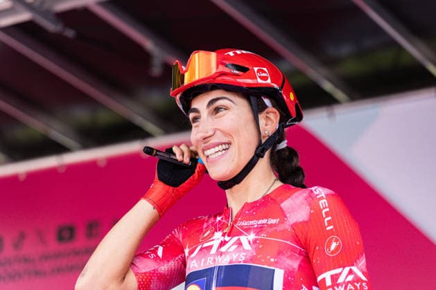 37th Giro d Italia Women 2026 - Stage 7 Elisa Balsamo of LIDL - TREK wears the Red Jersey during Stage 7 of the 37th Giro d Italia Women, a 159km stage from Sorbolo Mezzani to Salice Terme, in Italy, on June 5, 2026. Sorbolo Mezzani Italy  Copyright: xTommasoxBerardix originalFilename:berardi-37thgiro260605_npgjV.jpg