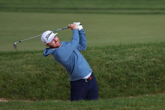 The Memorial Tournament DUBLIN, OHIO - JUNE 05: Ryan Gerard of United States of America hits out of the bunker toward the first green during the second round of The Memorial Tournament presented by Workday at Muirfield Village Golf Club in Dublin, Ohio, USA on Friday, June 5, 2026. Dublin Ohio United States  Copyright: xJorgexLemusx originalFilename:lemus-thememor260605_np3GY.jpg