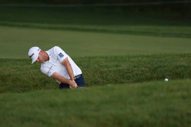 The Memorial Tournament DUBLIN, OHIO - JUNE 05: Taylor Pendrith of Canada hits out of the bunker toward the first green during the second round of The Memorial Tournament presented by Workday at Muirfield Village Golf Club in Dublin, Ohio, USA on Friday, June 5, 2026. Dublin Ohio United States  Copyright: xJorgexLemusx originalFilename:lemus-thememor260605_npdVh.jpg
