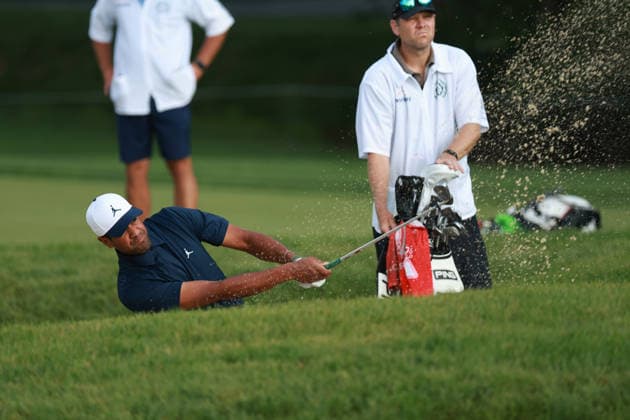 The Memorial Tournament DUBLIN, OHIO - JUNE 05: Tony Finau of United States of America hits out of the bunker toward the first green during the second round of The Memorial Tournament presented by Workday at Muirfield Village Golf Club in Dublin, Ohio, USA on Friday, June 5, 2026. Dublin Ohio United States  Copyright: xJorgexLemusx originalFilename:lemus-thememor260605_npnvH.jpg