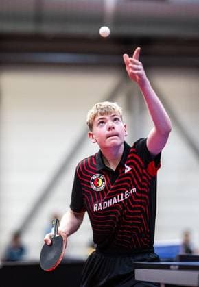 TISCHTENNIS TT-FINALS 2026 IN ERFURT ** NUR FÜR REDAKTIONELLE ZWECKE ** EDITORIAL USE ONLY **<p>05 06 2026-Erfurt: 94. Nationale Deutsche Meisterschaften Leistungsklassen Erwachsene A (bis 2000) im Foto: Lion Cooper Schlagenhoff (Post SV Mühlhausen 1951 e.V.) ( Deutschland Thueringen Erfurt Copyright: SaschaxFromm