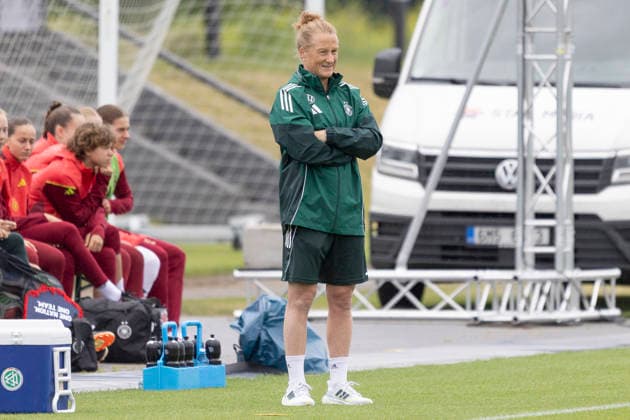 U19 Frauen Testspiel: Deutschland - USA, 05.06.2026 Melanie Behringer (Trainerin Deutschland U19), Deutschland - USA, Frankfurt, DFB-Campus, 5.6.2026 Copyright: xBEAUTIFULxSPORTS Gawlikx