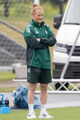 U19 Frauen Testspiel: Deutschland - USA, 05.06.2026 Melanie Behringer (Trainerin Deutschland U19), Deutschland - USA, Frankfurt, DFB-Campus, 5.6.2026 Copyright: xBEAUTIFULxSPORTS Gawlikx