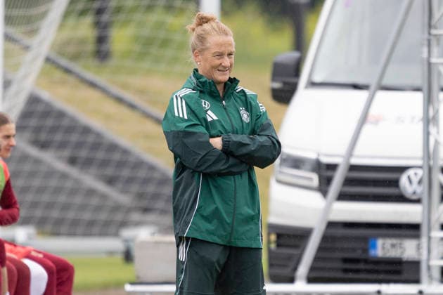 U19 Frauen Testspiel: Deutschland - USA, 05.06.2026 Melanie Behringer (Trainerin Deutschland U19), Deutschland - USA, Frankfurt, DFB-Campus, 5.6.2026 Copyright: xBEAUTIFULxSPORTS Gawlikx