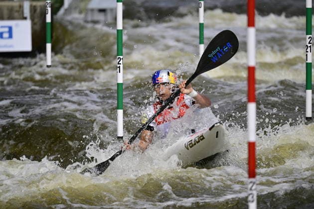 2026 ICF Canoe Slalom World Cup in Prague, Czech Republic, on June 5, 2026. Jessica Fox from Australia. (CTKxPhoto RomanxVondrous) CTKPhotoP2026060505865  CTKPhotoP2026060505865
