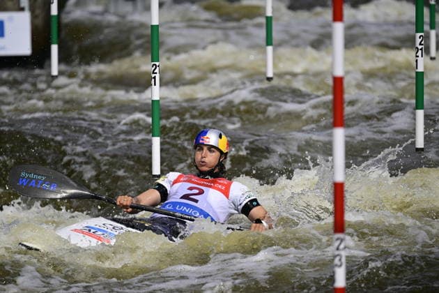 2026 ICF Canoe Slalom World Cup in Prague, Czech Republic, on June 5, 2026. Jessica Fox from Australia. (CTKxPhoto RomanxVondrous) CTKPhotoP2026060505871  CTKPhotoP2026060505871
