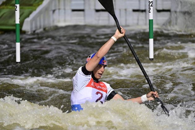 2026 ICF Canoe Slalom World Cup in Prague, Czech Republic, on June 5, 2026. Jessica Fox from Australia. (CTKxPhoto RomanxVondrous) CTKPhotoP2026060505895  CTKPhotoP2026060505895