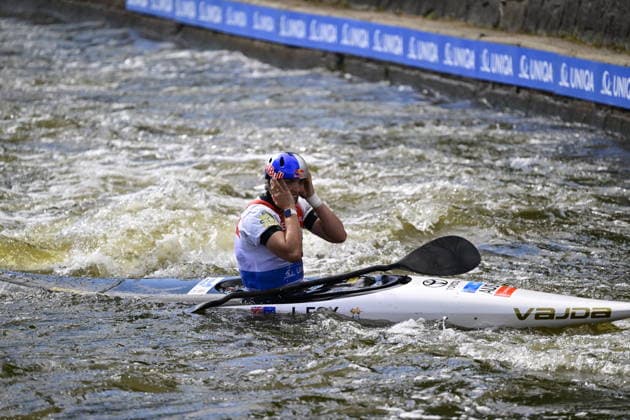 2026 ICF Canoe Slalom World Cup in Prague, Czech Republic, on June 5, 2026. Jessica Fox from Australia. (CTKxPhoto RomanxVondrous) CTKPhotoP2026060505924  CTKPhotoP2026060505924