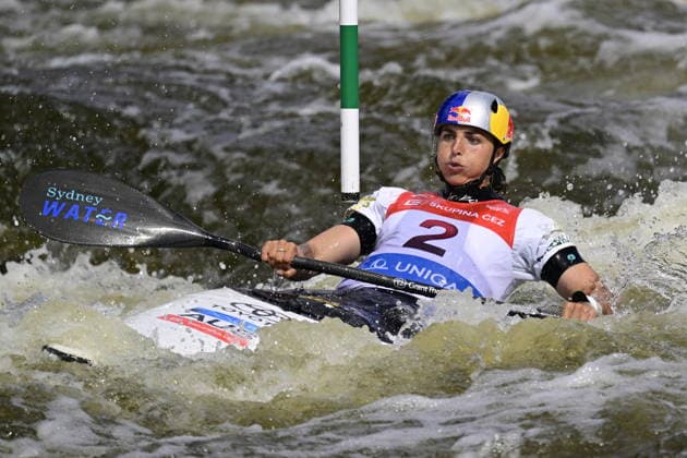 2026 ICF Canoe Slalom World Cup in Prague, Czech Republic, on June 5, 2026. Jessica Fox from Australia. (CTKxPhoto RomanxVondrous) CTKPhotoP2026060506113  CTKPhotoP2026060506113