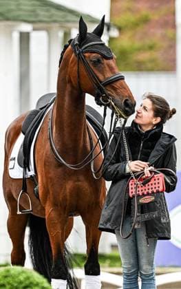 Balve Optimum am Freitag, 5. Juni 2026 ** NUR FÜR REDAKTIONELLE ZWECKE ** EDITORIAL USE ONLY **<p>Siegerehrung Deutsche Meisterschaft Dressur Grand Prix U25 2026 am Freitag, 5. Juni 2026 beim Balve Optimum in Balve. . Copyright: SvenjaxHanusch