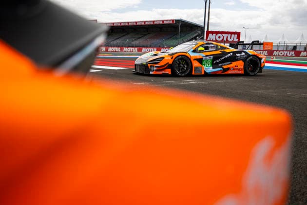 24 HEURES DU MANS 2026 - PESAGE 58 WEST Alexander (swe), GEHRSITZ Finn (ger), GOETHE Benjamin (dnk), Garage 59, McLaren 720S LMGT3 Evo 58, LM GT3, ambiance during Le Pesage of the 24 Hours of Le Mans 2026, 3rd round of the 2026 FIA World Endurance Championship, from June 5 to 6, 2026 on the Place de la RÃ publique in Le Mans, France - Le MansFrance  Copyright: xJULIENxDELFOSSEx