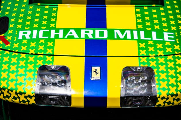 24 HEURES DU MANS 2026 - PESAGE 150 TOLEDO Custodio (bra), WADOUX Lilou (fra), AGOSTINI Riccardo (ita), Richard Mille AF Corse, Ferrari 296 LMGT3 Evo 150, LM GT3, ambiance during Le Pesage of the 24 Hours of Le Mans 2026, 3rd round of the 2026 FIA World Endurance Championship, from June 5 to 6, 2026 on the Place de la RÃ publique in Le Mans, France - Le MansFrance  Copyright: xJULIENxDELFOSSEx