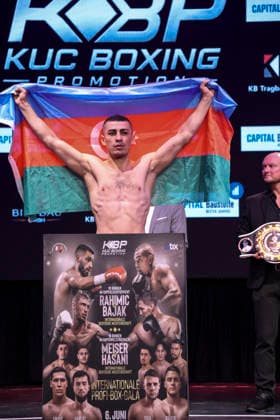 Boxen: KUC Box-Promotion, Waage, Falkensee, 05.06.2026 Intern. Deutsche Meisterschaft: Hamsat Shadalov (GER) - Kanan Huseynaliyev (GER)