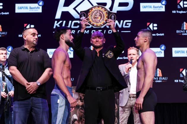 Boxen: KUC Box-Promotion, Waage, Falkensee, 05.06.2026 Intern. Deutsche Meisterschaft: Hamsat Shadalov (GER) - Kanan Huseynaliyev (GER)