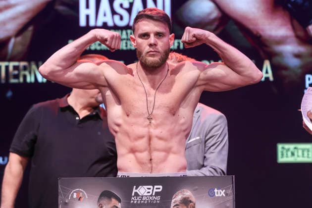 Boxen: KUC Box-Promotion, Waage, Falkensee, 05.06.2026 IBF-Europameisterschaft: Paul Wall (GER) - Damiano Fascinelli (ITA)