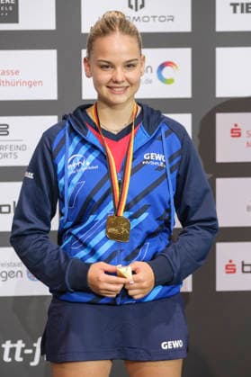 Lotto Thüringen TT-Finals Erfurt 2026 Deutsche Meisterschaften, Lorena Morsch, deutsche Meisterin U19 Deutschland, Germany 20260605-DSCF7007