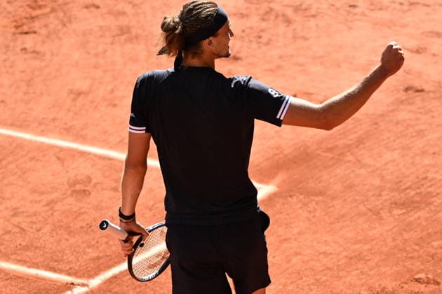 2026 French Open (Roland-Garros) - Semi-finals PARIS, FRANCE - JUNE 5: Alexander Zverev of Germany celebrates after winning against Jakub Mensik (not seen) of Czechia in their Men s Singles semi-final match on Day Thirteen of the 2026 French Open at Roland Garros on June 5, 2026 in Paris, France. Burak Akbulut Anadolu Paris France. Editorial use only. Please get in touch for any other usage.  Copyright: x2026xAnadoluxBurakxAkbulutx